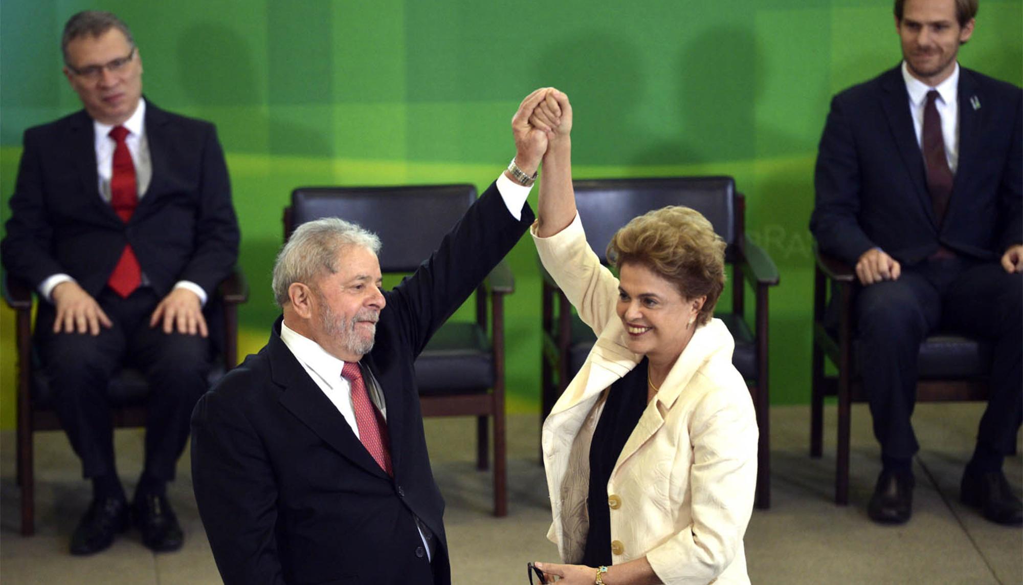 Lula y Dilma Roussef